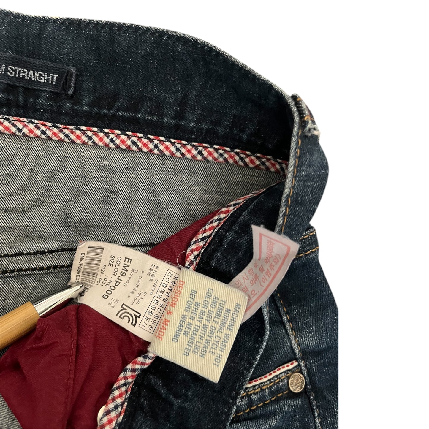 Evisu Genes Unique Slim Straight Jeans (W30/L30)