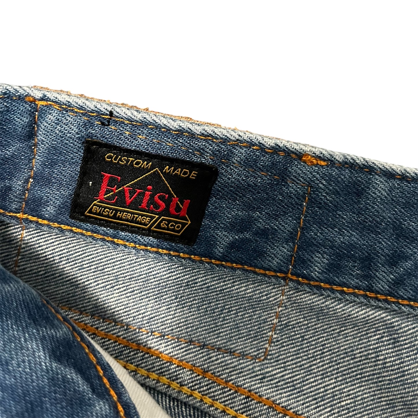 Evisu Jeans Daicock Denim Straight Jeans (W34/L30)