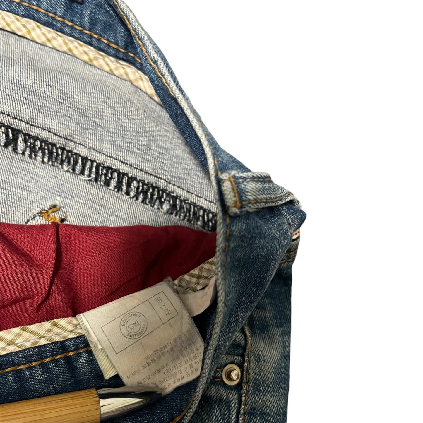 Evisu Jeans Rope Embroidered Seagull Straight Fit (W30 / L30)