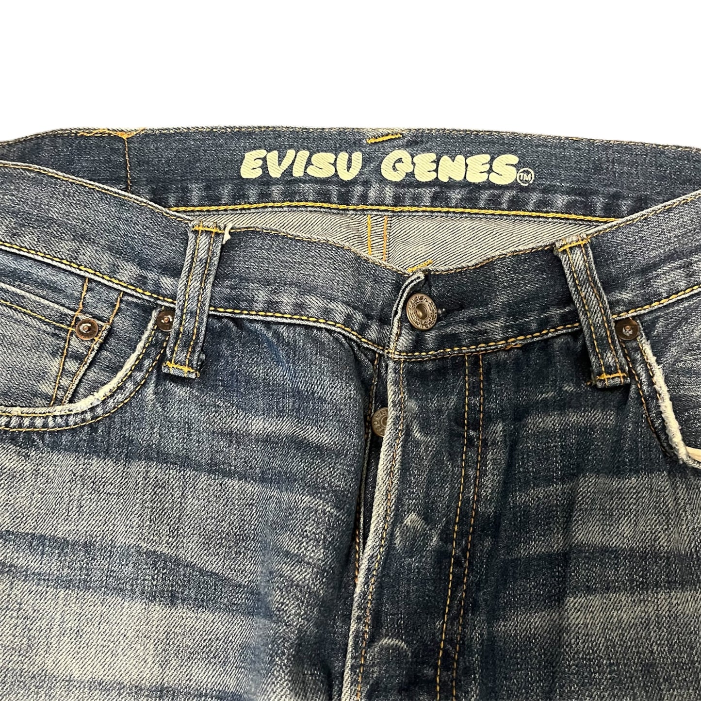 Evisu Genes White Seagull Straight Fit (W34/L30)