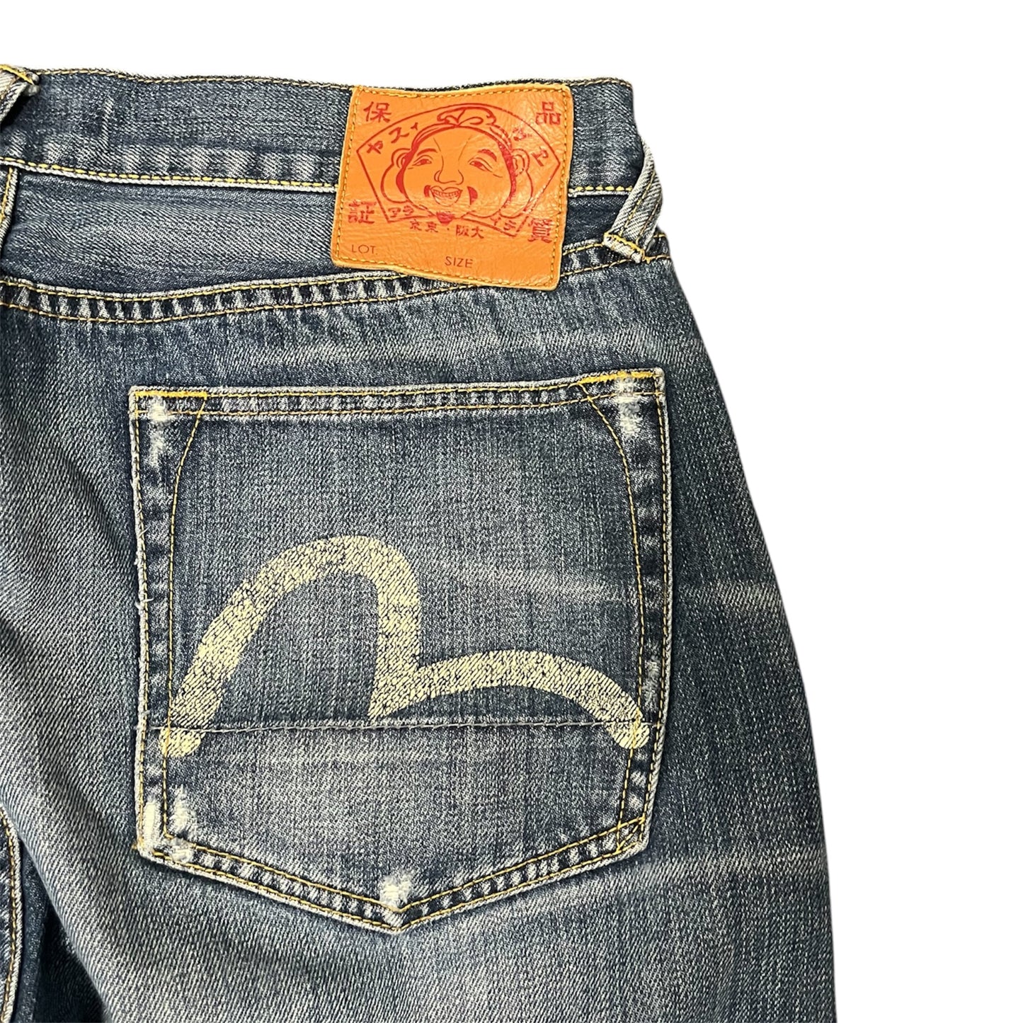 Evisu Genes White Seagull Straight Fit (W34/L30)