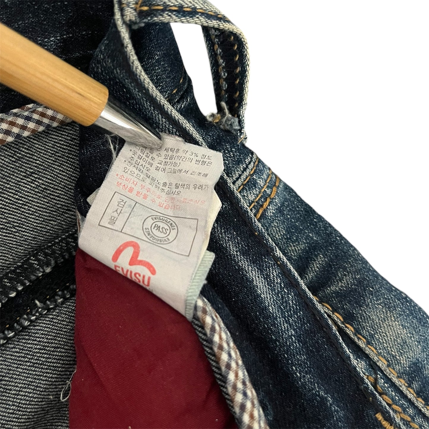 Evisu Genes Slim Straight Jeans Dark Wash (W31/L32)