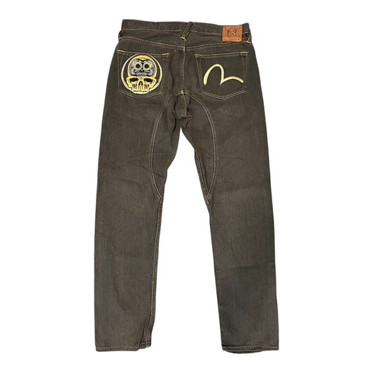 Evisu No.3 Skull Pocket Straight Jeans (W32/L30)