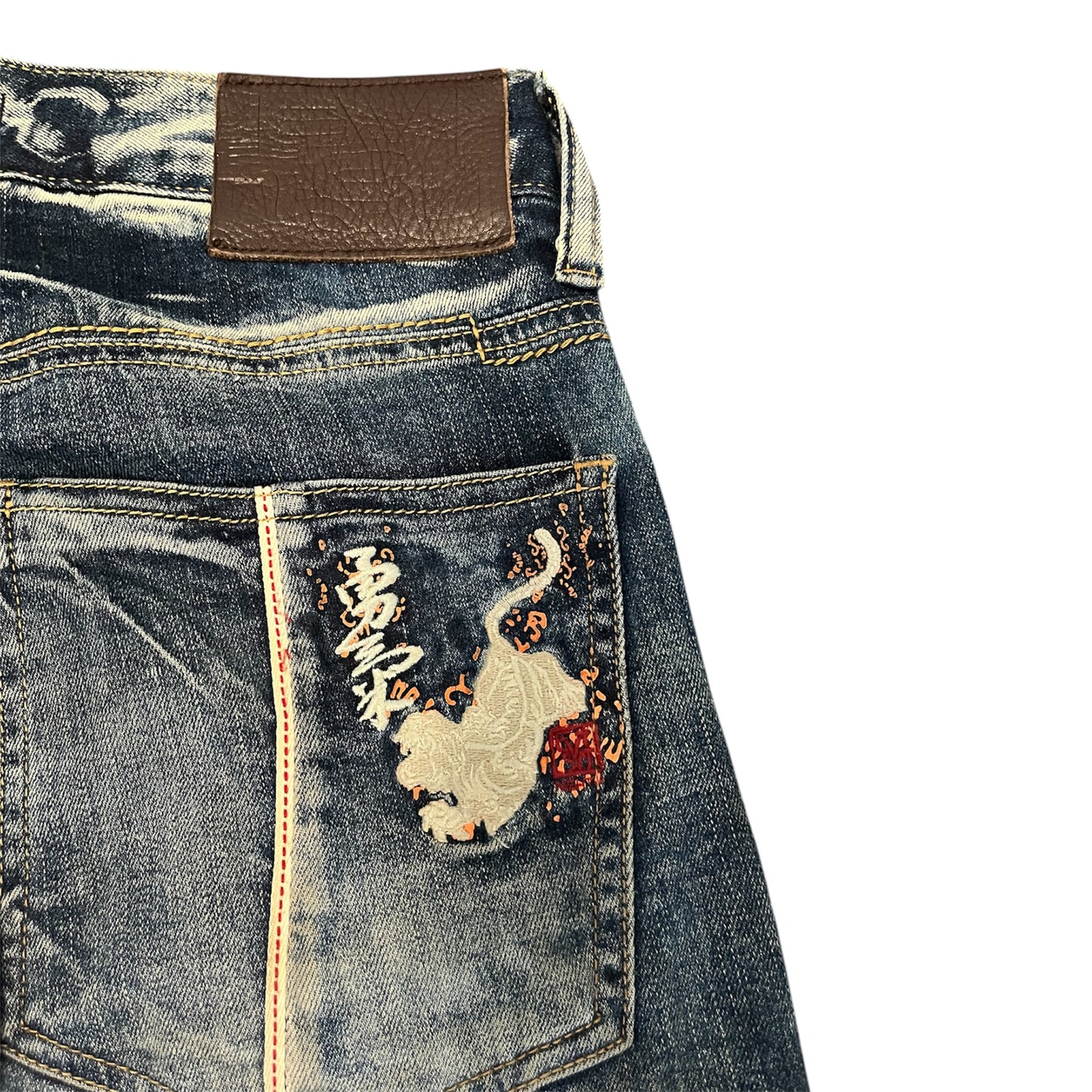 Evisu Genes Slim Straight Jeans Dark Wash (W31/L32)