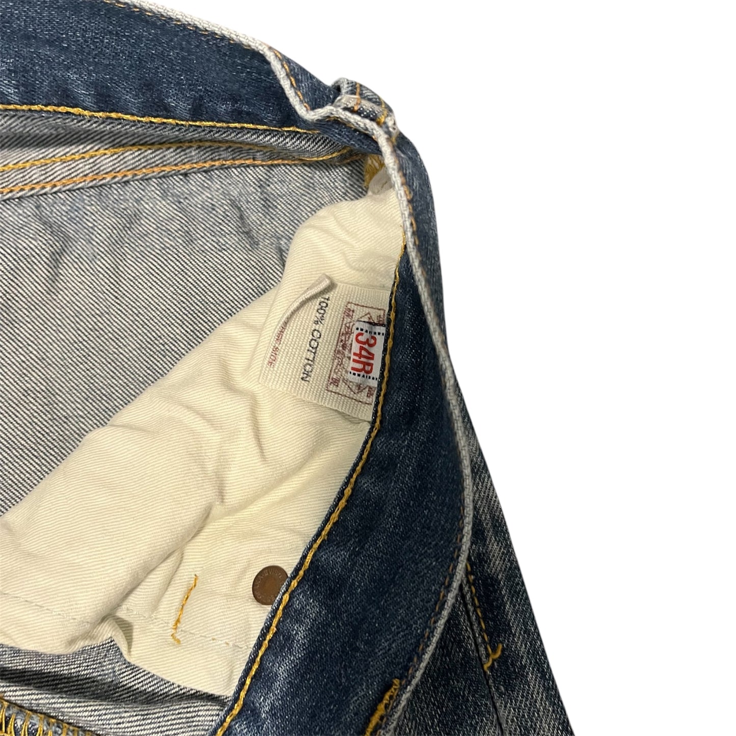 Evisu Genes White Seagull Straight Fit (W34/L30)