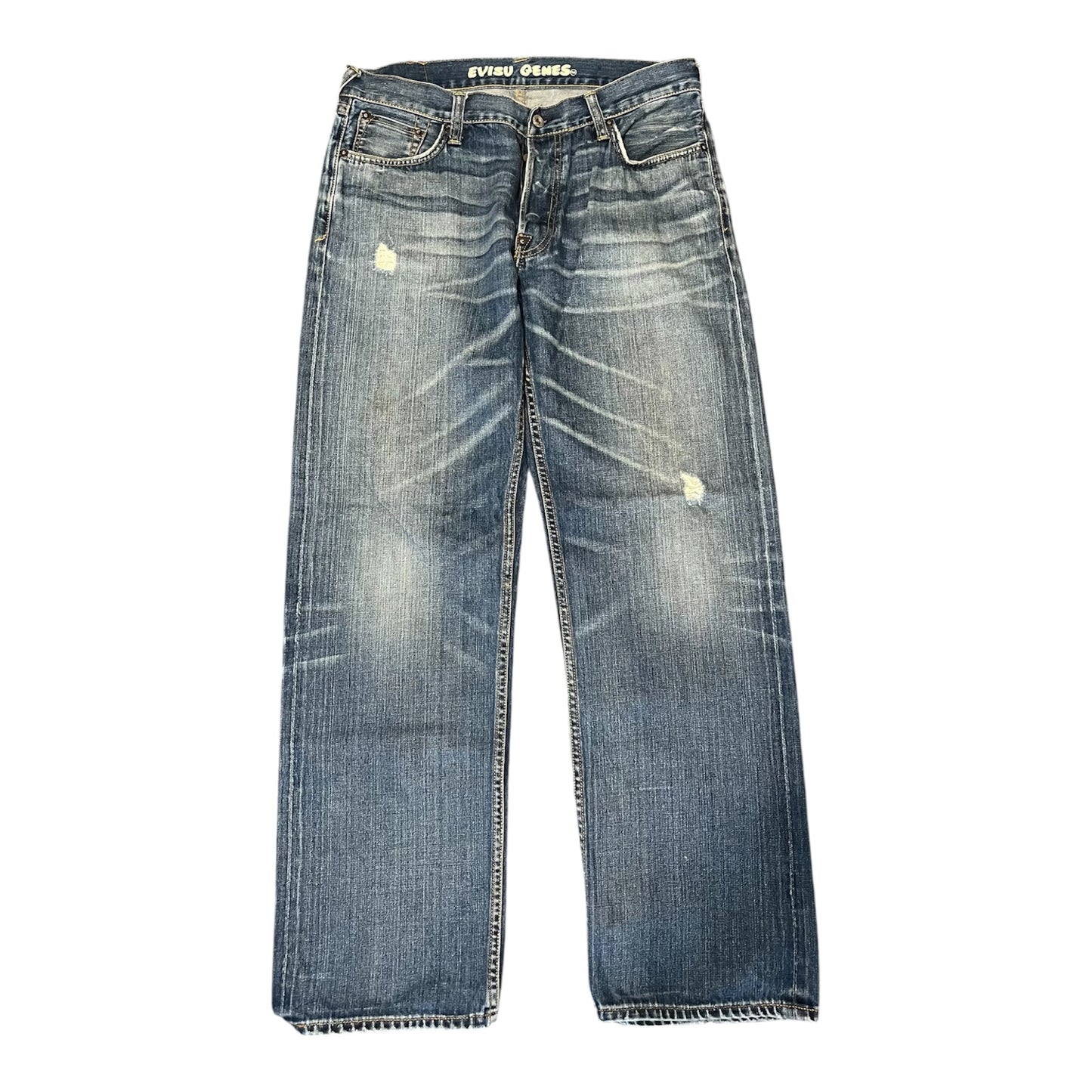 Evisu Genes White Seagull Straight Fit (W34/L30)