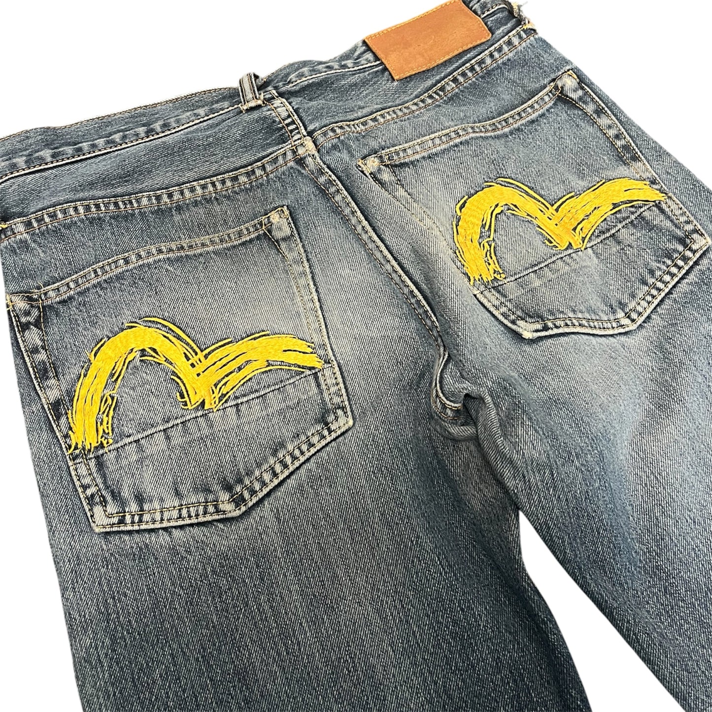 Evisu Straight Jeans Yellow Seagull (W31/L30)