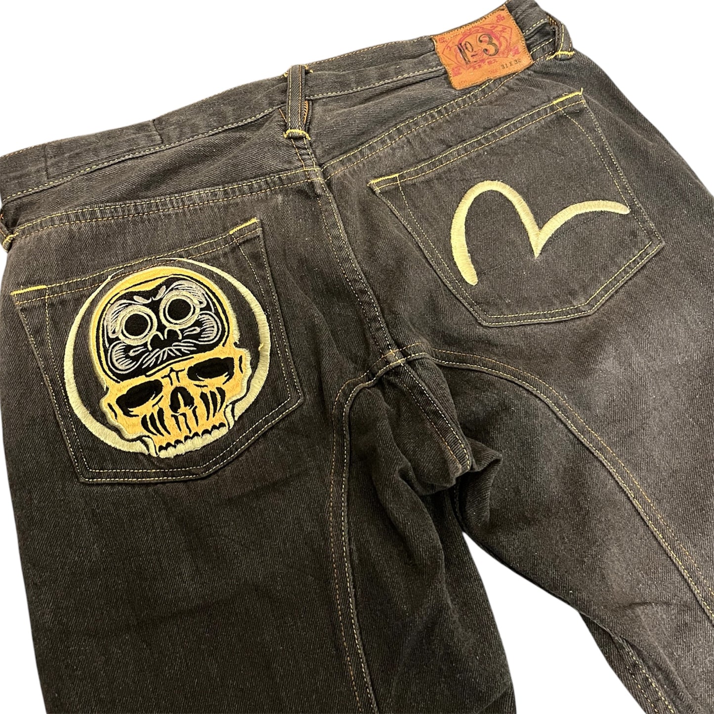 Evisu No.3 Skull Pocket Straight Jeans (W32/L30)