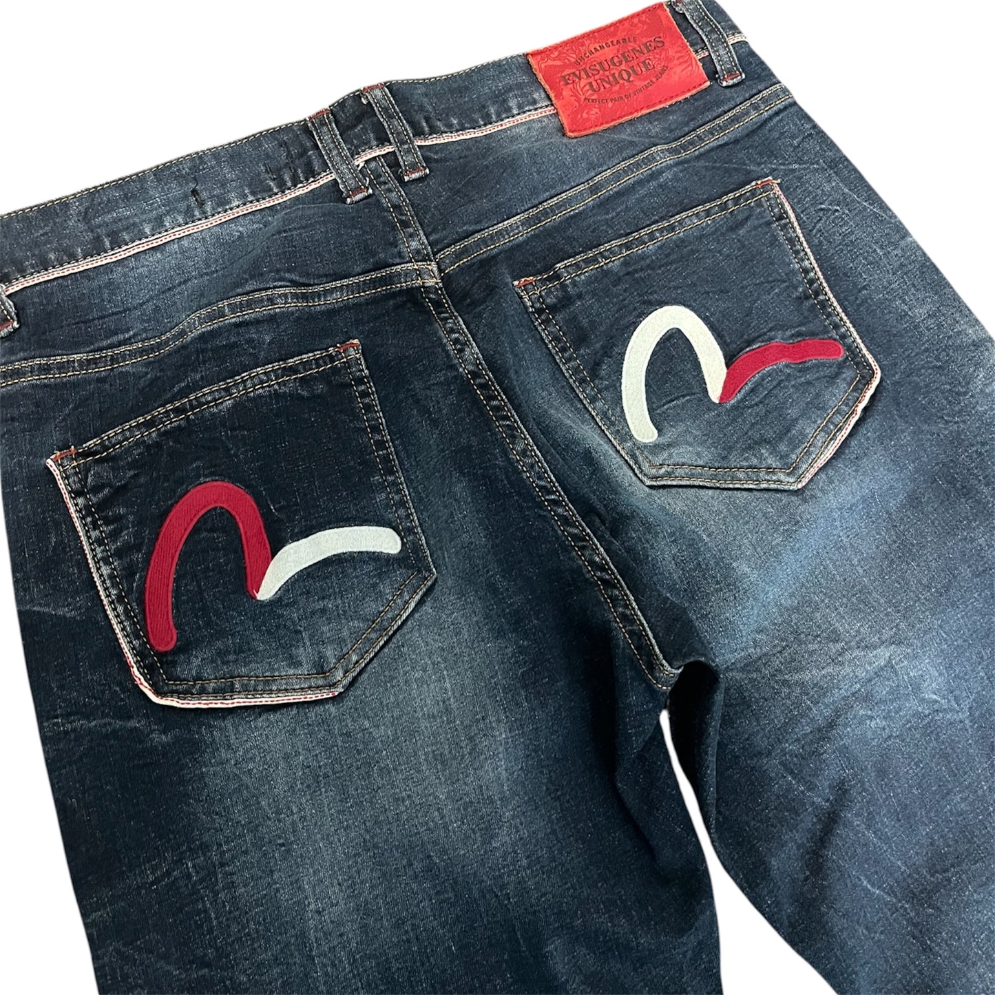 Evisu Genes Unique Slim Straight Jeans (W30/L30)