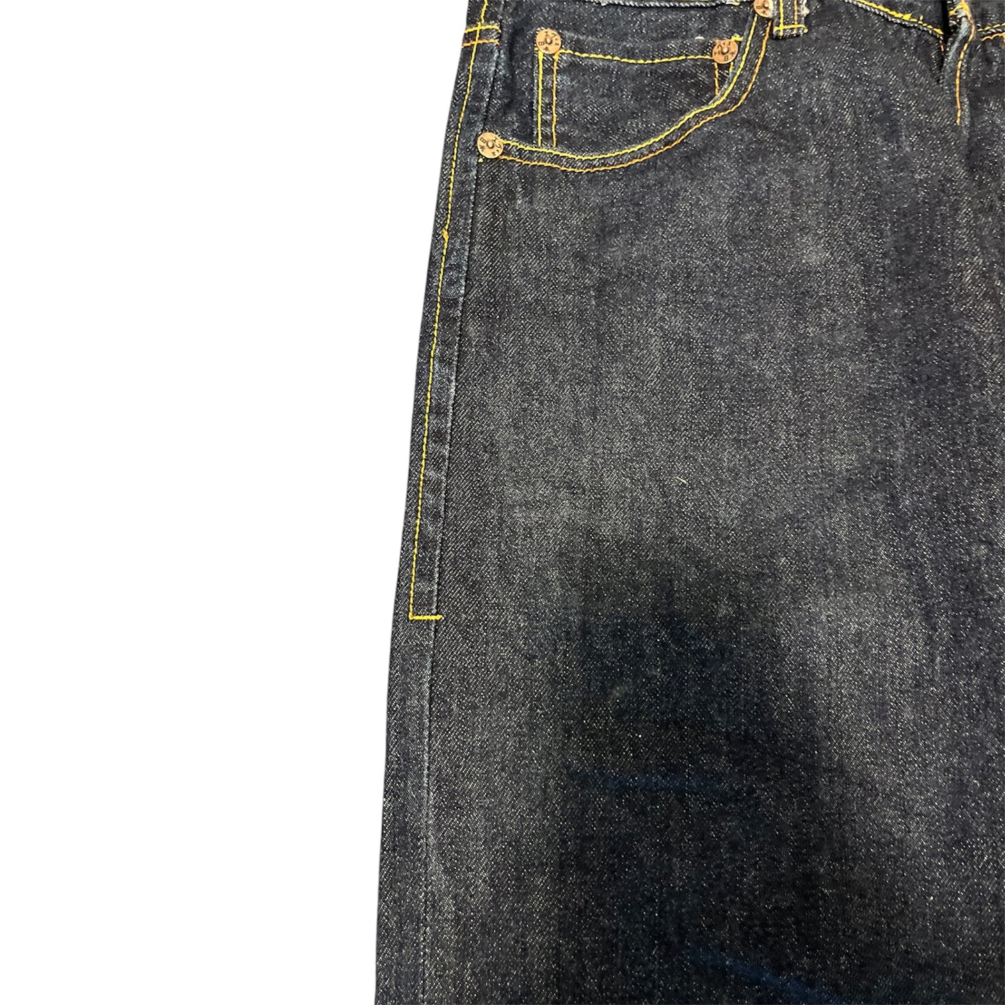 Evisu Giant White Brush Daicock Raw Straight Fit (W33/L30)