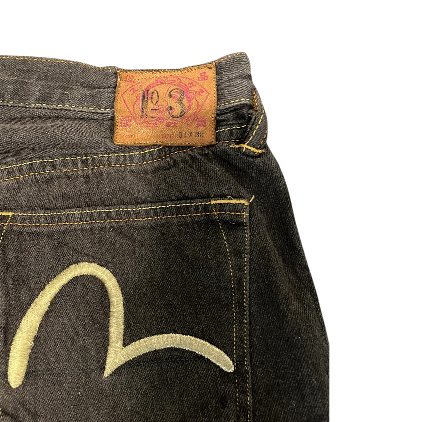 Evisu No.3 Skull Pocket Straight Jeans (W32/L30)