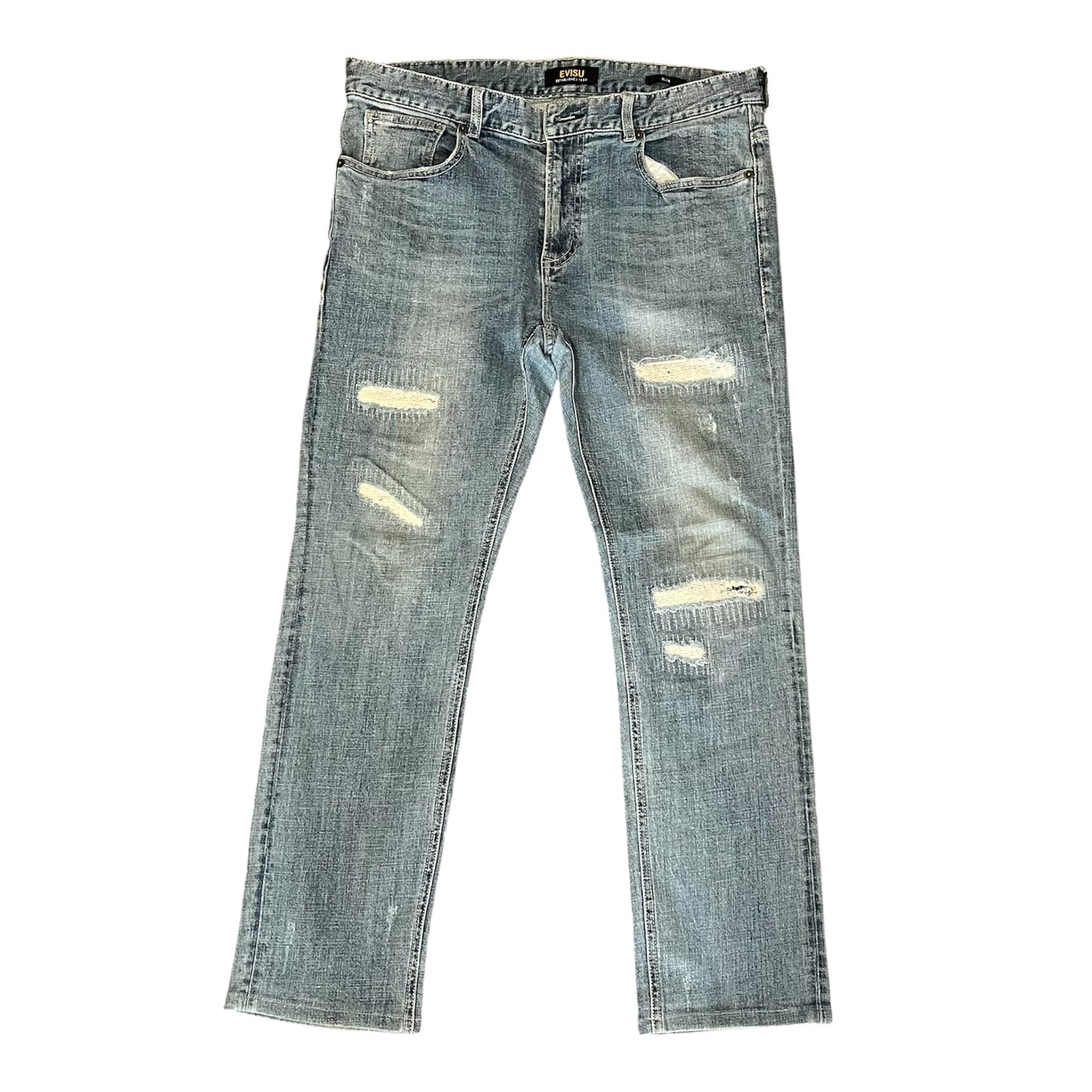 Evisu Cream Seagull Slim Jeans (W36/L28)