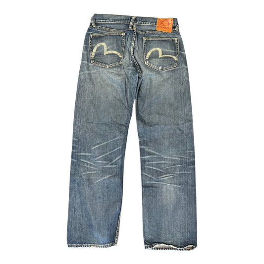 Evisu Genes White Seagull Straight Fit (W34/L30)