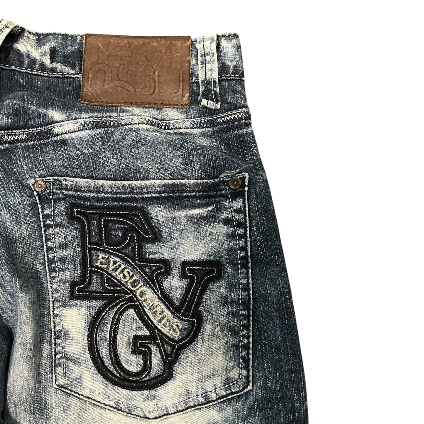 Evisu Genes Vintage Wash Straight Jeans (W30/L32)