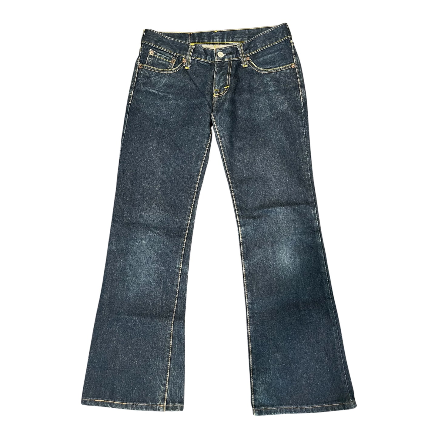 Evisu Low Waist Bootcut Jeans Pink Seagull (W28/L28)