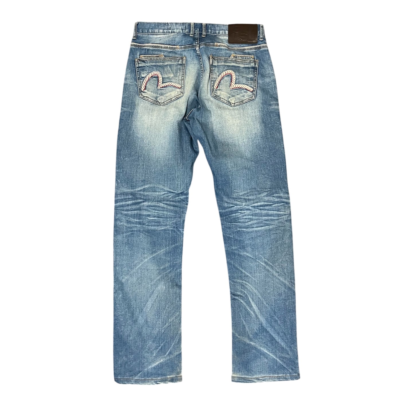 Evisu Jeans Rope Embroidered Seagull Straight Fit (W30 / L30)