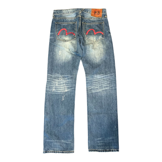 Evisu No. 3 Red Seagull Straight Fit (W32/L30)