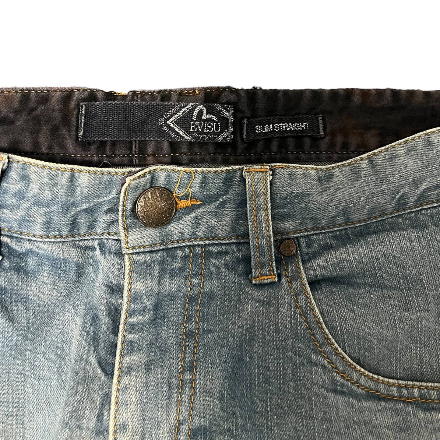 Evisu Selvedge Pocket Trim Straight Fit (W31/L30)