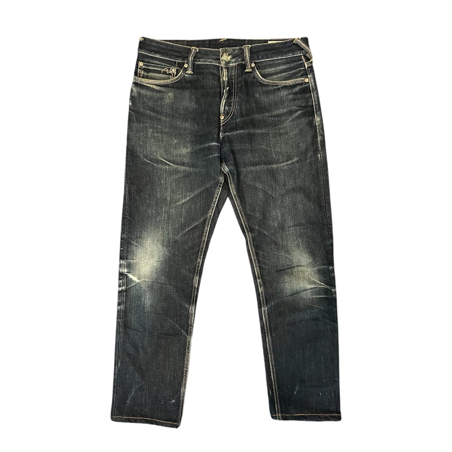 Evisu Straight Jeans Back Pocket Patch (W33/L27)