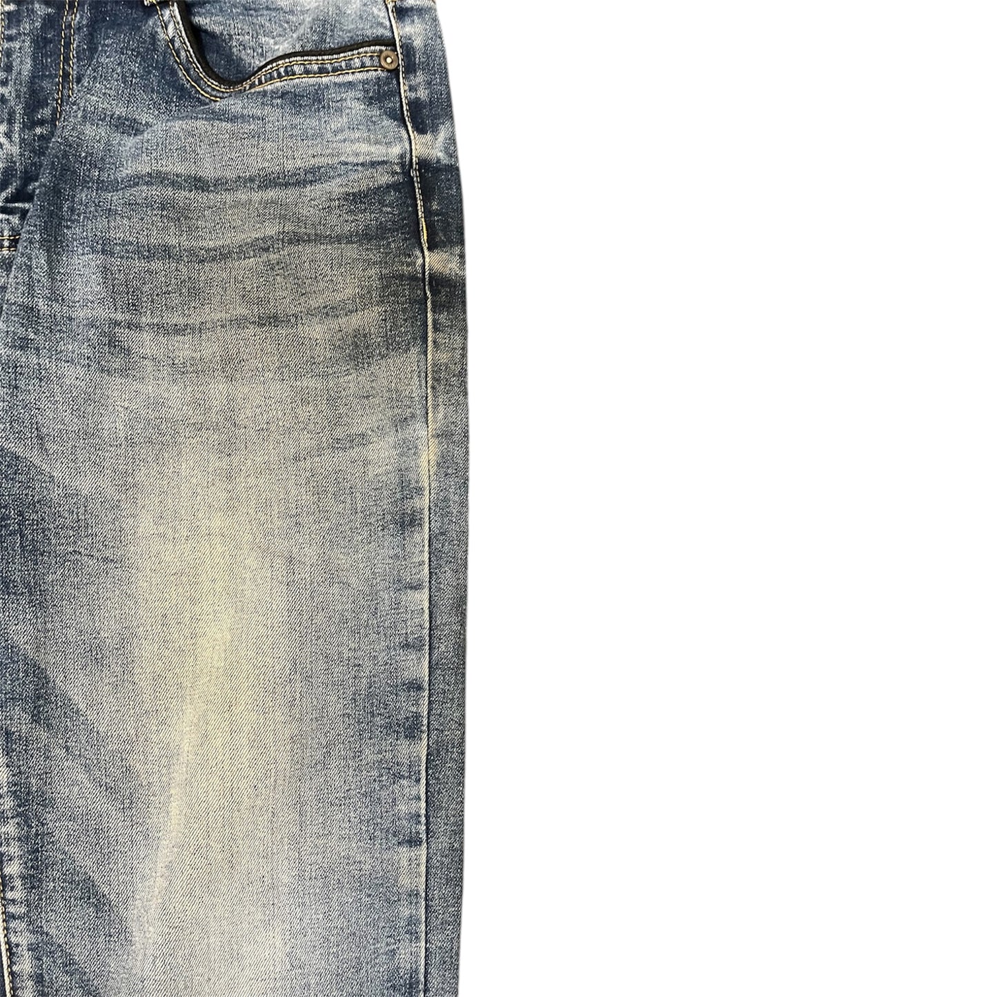 Evisu Straight Jeans Multi Logo Graphic (W30/L30)