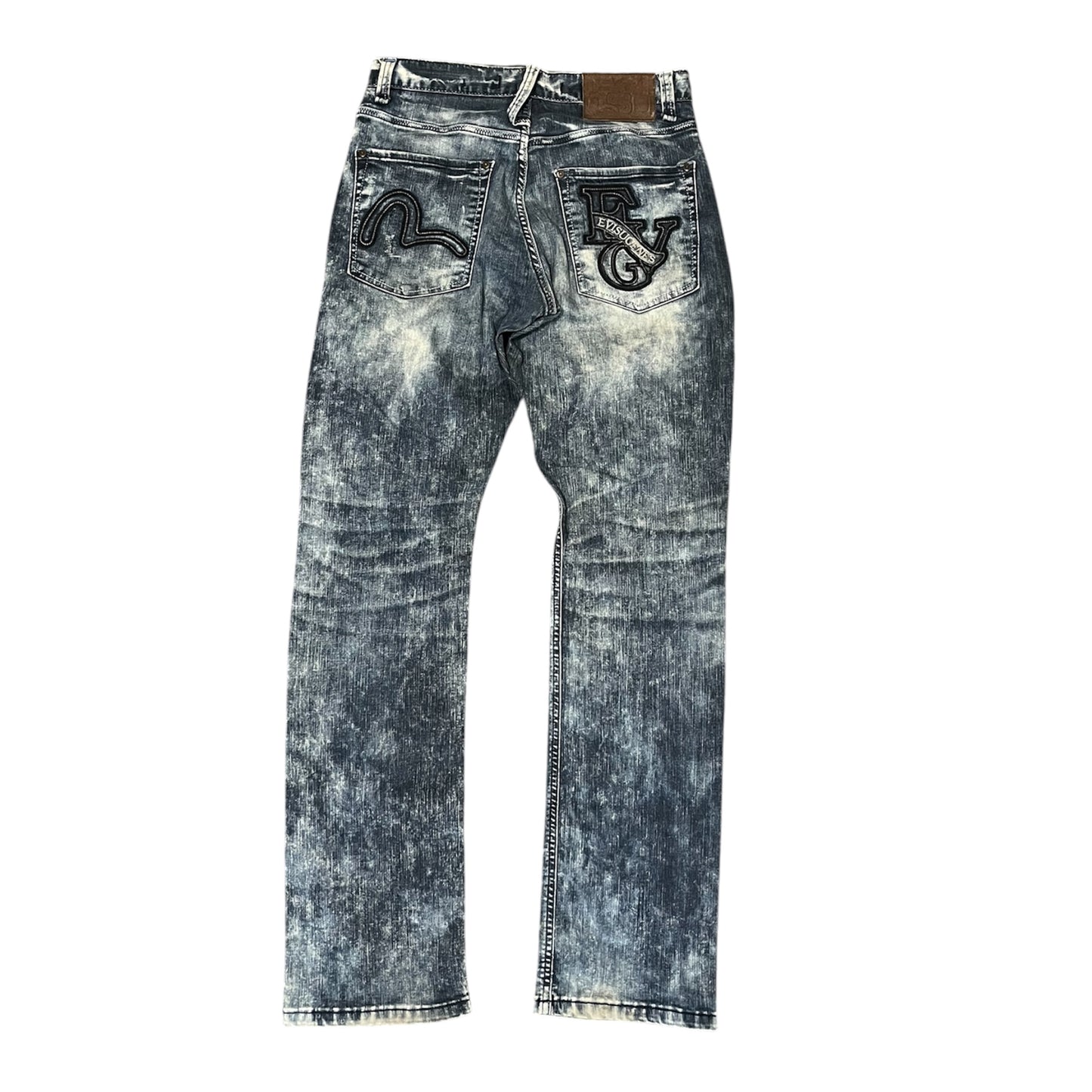 Evisu Genes Vintage Wash Straight Jeans (W30/L32)