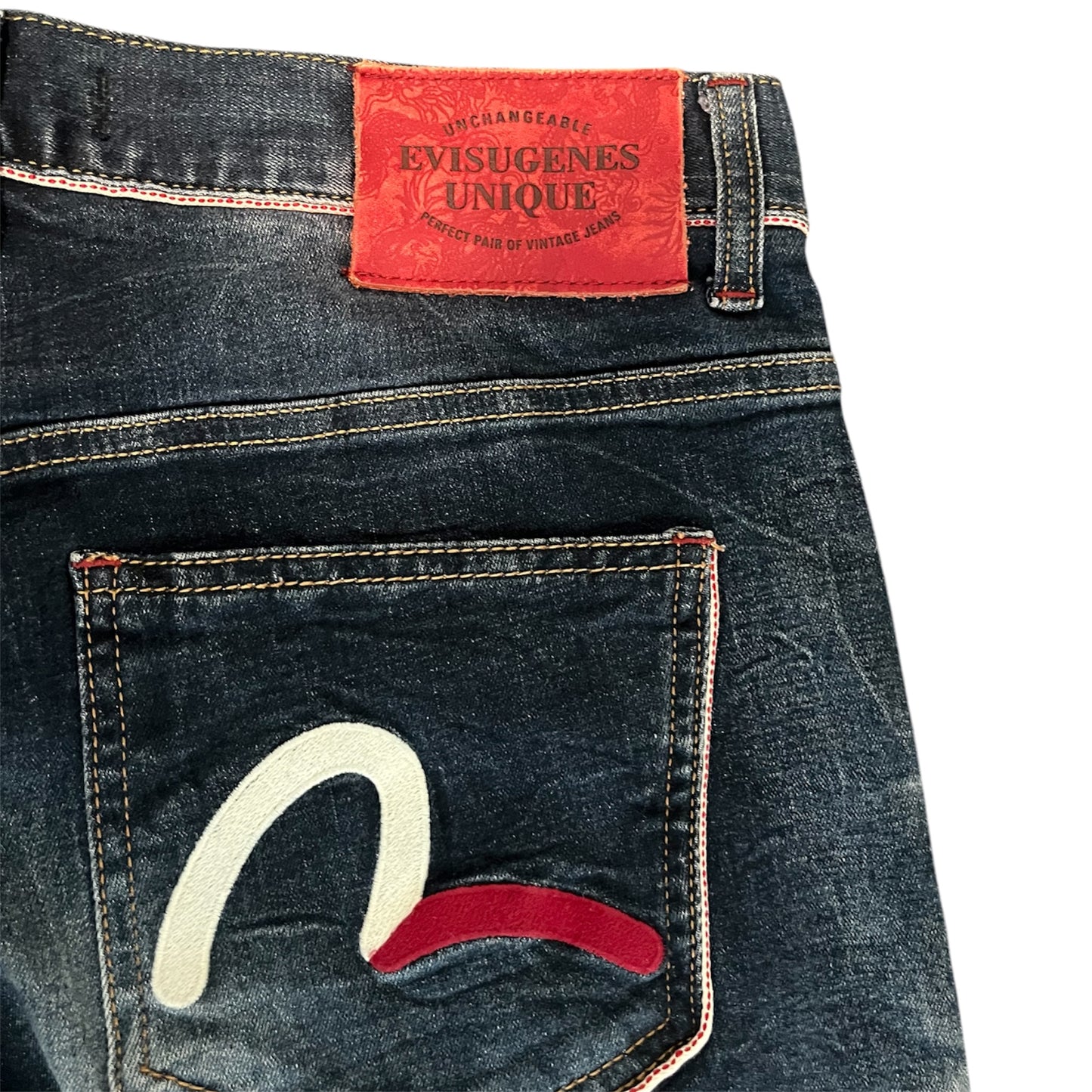 Evisu Genes Unique Slim Straight Jeans (W30/L30)