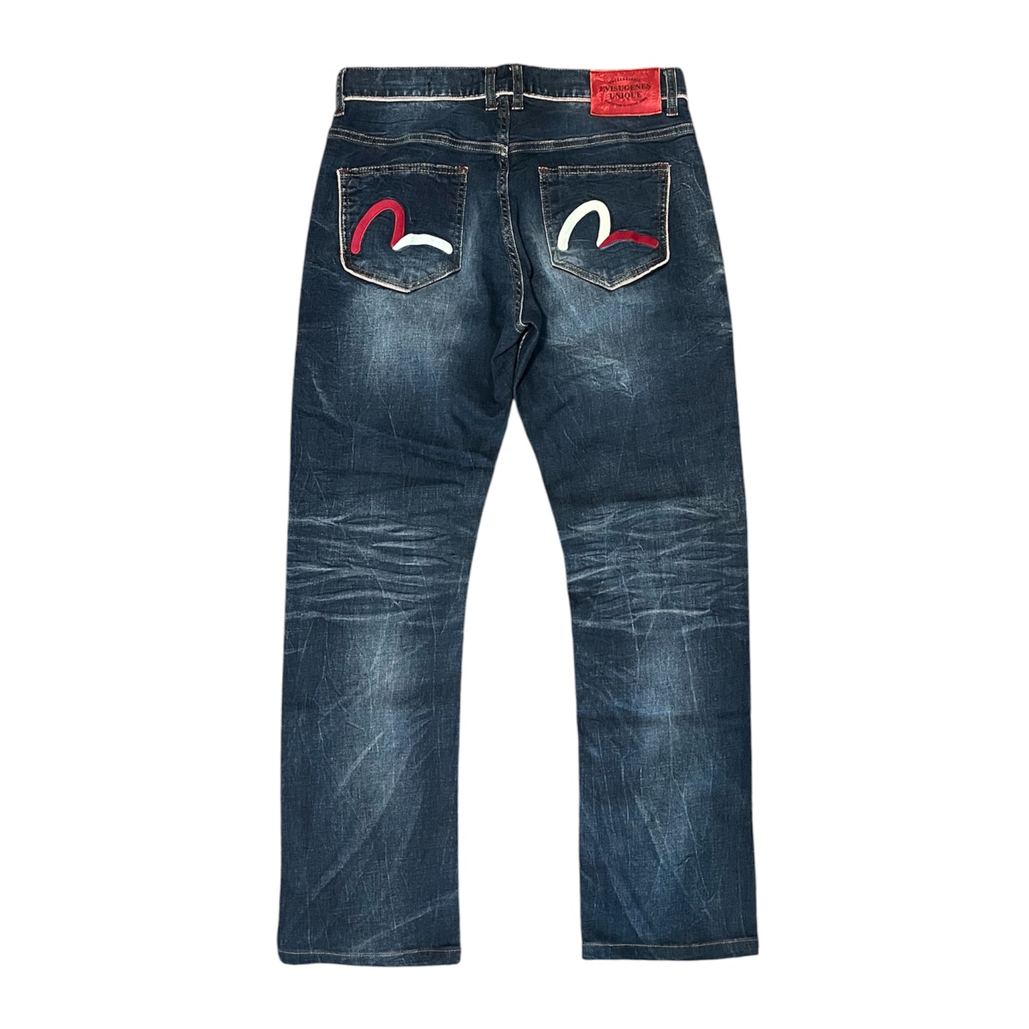 Evisu Genes Unique Slim Straight Jeans (W30/L30)