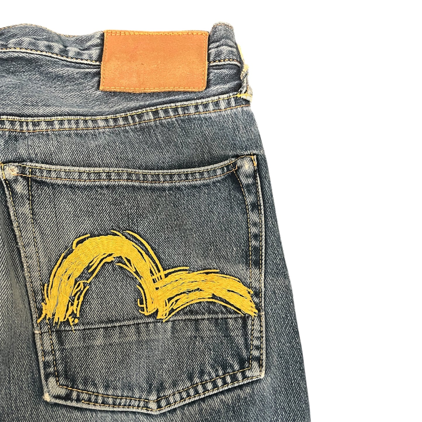 Evisu Straight Jeans Yellow Seagull (W31/L30)